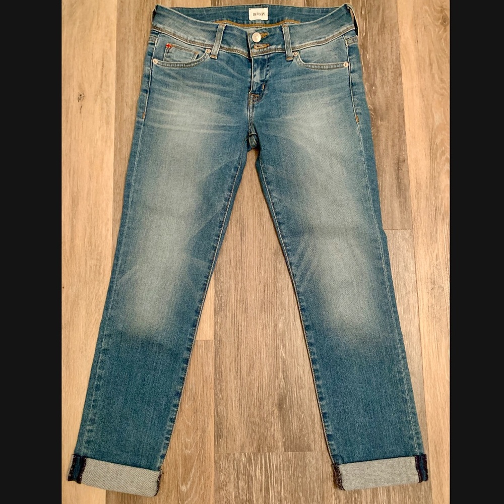 Hudson cropped jeans!